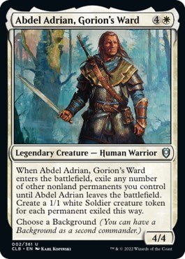 Abdel Adrian, Gorion's Ward (Commander Legends: Battle for Baldur's Gate) Near Mint - Nick Nack's Full Frontal Attack