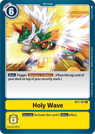 Holy Wave (Release Special Booster) Near Mint - Nick Nack's Full Frontal Attack