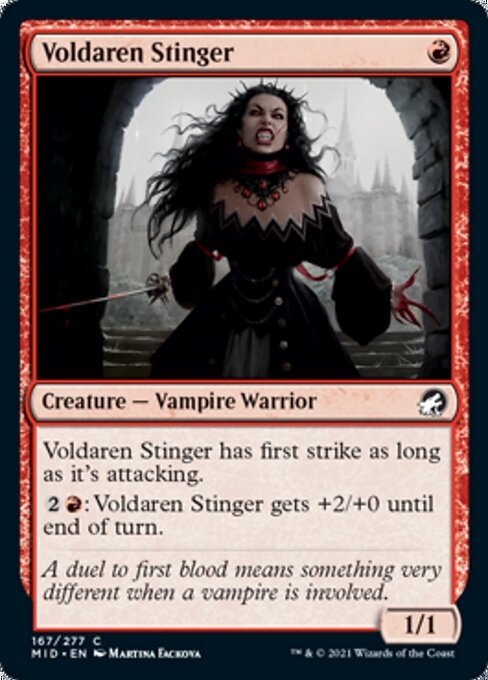 Voldaren Stinger (Innistrad: Midnight Hunt) Near Mint - Nick Nack's Full Frontal Attack