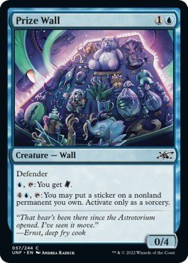 Prize Wall (Unfinity) Near Mint - Nick Nack's Full Frontal Attack