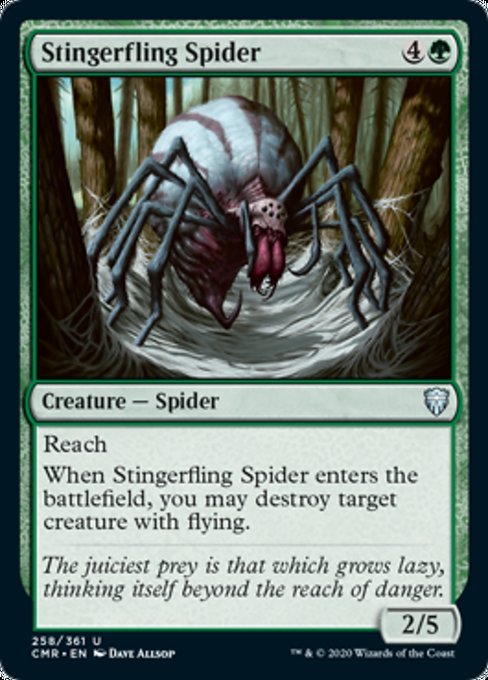 Stingerfling Spider (Commander Legends) Near Mint - Nick Nack's Full Frontal Attack