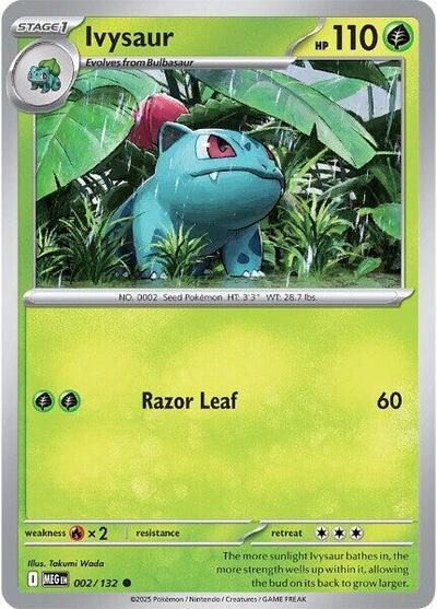 Ivysaur - 002 (ME01: Mega Evolution) Near Mint