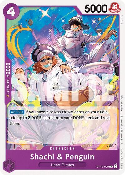 Shachi and Penguin (Tournament Pack 2025 Vol. 4) (One Piece Promotion Cards) Near Mint - Nick Nack's Full Frontal Attack
