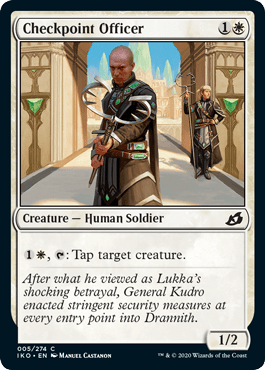 Checkpoint Officer (Ikoria: Lair of Behemoths) Near Mint - Nick Nack's Full Frontal Attack