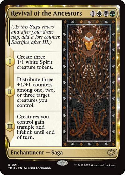 Revival of the Ancestors (Tarkir: Dragonstorm) Near Mint - Nick Nack's Full Frontal Attack