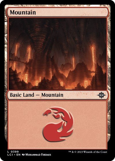 Mountain (0399) (The Lost Caverns of Ixalan) Near Mint Foil - Nick Nack's Full Frontal Attack