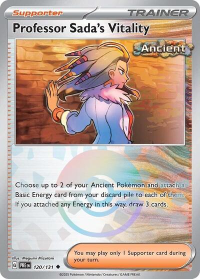 Professor Sada's Vitality (Poke Ball Pattern) (SV: Prismatic Evolutions) Near Mint Holofoil - Nick Nack's Full Frontal Attack