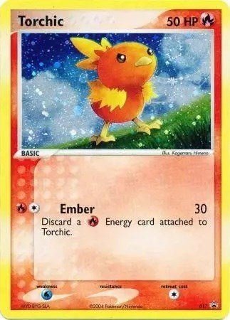 Torchic - 17/40 (EX Deck Tin) (Nintendo Promos) Medium Play Holofoil - Nick Nack's Full Frontal Attack