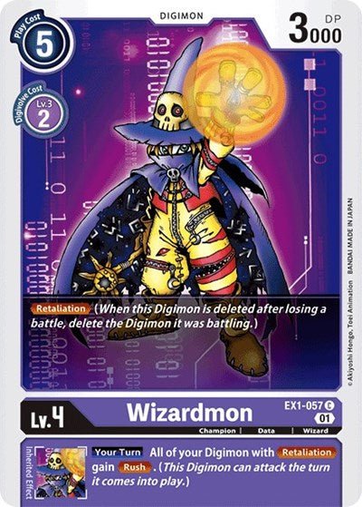 Wizardmon (Classic Collection) Near Mint - Nick Nack's Full Frontal Attack