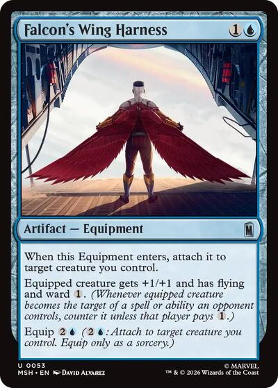 Falcon's Wing Harness (Marvel Super Heroes) Near Mint - Nick Nack's Full Frontal Attack