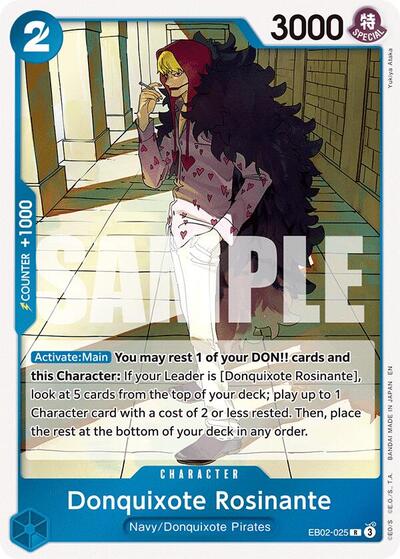 Donquixote Rosinante (Extra Booster: Anime 25th Collection) Near Mint Foil - Nick Nack's Full Frontal Attack