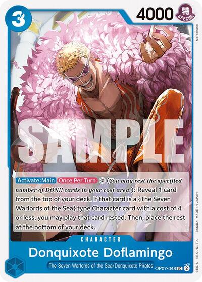 Donquixote Doflamingo (500 Years in the Future) Near Mint - Nick Nack's Full Frontal Attack