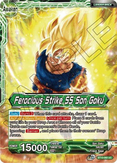 Son Goku // Ferocious Strike SS Son Goku (Rise of the Unison Warrior) Near Mint
