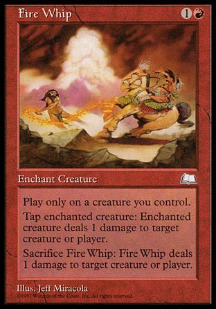 Fire Whip (Weatherlight) Light Play - Nick Nack's Full Frontal Attack