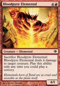 Bloodpyre Elemental (Shards of Alara) Light Play Foil - Nick Nack's Full Frontal Attack