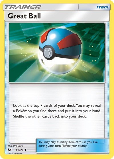 Great Ball (Shining Legends) Light Play - Nick Nack's Full Frontal Attack