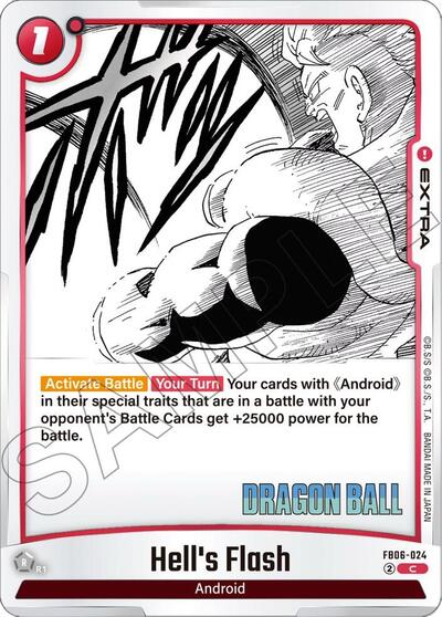Hell's Flash (Manga Booster 01) Near Mint - Nick Nack's Full Frontal Attack