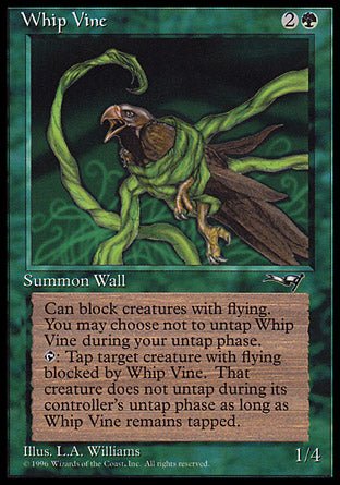 Whip Vine (Ensnared Bird) (Alliances) Light Play - Nick Nack's Full Frontal Attack