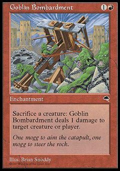Goblin Bombardment (Tempest) Light Play - Nick Nack's Full Frontal Attack