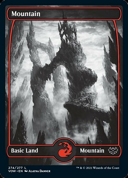 Mountain (274) (Innistrad: Crimson Vow) Near Mint - Nick Nack's Full Frontal Attack