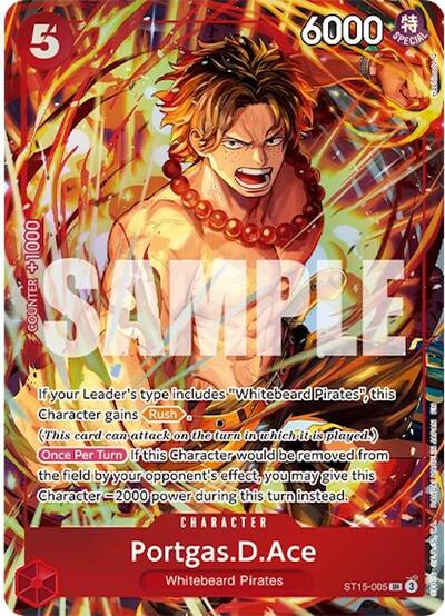 Portgas.D.Ace (Illustration Box Vol.5) (One Piece Promotion Cards) Near Mint Foil