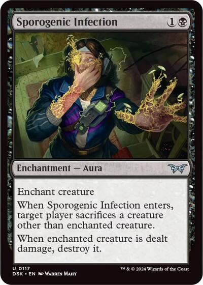 Sporogenic Infection (Duskmourn: House of Horror) Near Mint - Nick Nack's Full Frontal Attack