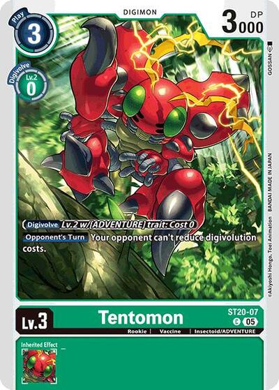 Tentomon (Starter Deck 20: Protector of Light) Near Mint - Nick Nack's Full Frontal Attack