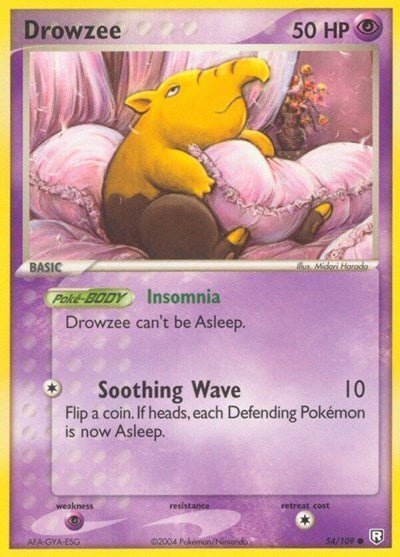 Drowzee (Team Rocket Returns) Light Play - Nick Nack's Full Frontal Attack