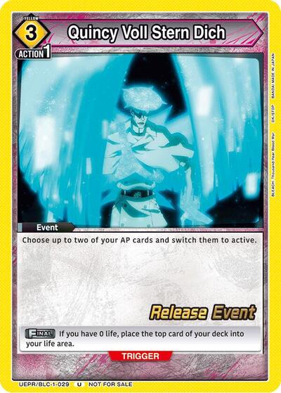 Quincy Voll Stern Dich (BLEACH: Thousand-Year Blood War Release Event Cards) Near Mint