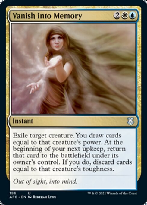 Vanish into Memory (Commander 2021 Forgotten Realms) Near Mint - Nick Nack's Full Frontal Attack