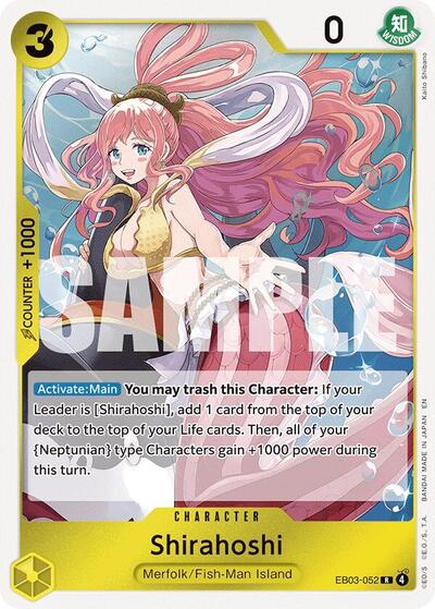 Shirahoshi (Extra Booster: One Piece Heroines Edition) Near Mint Foil