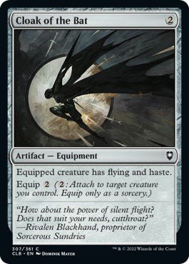Cloak of the Bat (Commander Legends: Battle for Baldur's Gate) Near Mint - Nick Nack's Full Frontal Attack