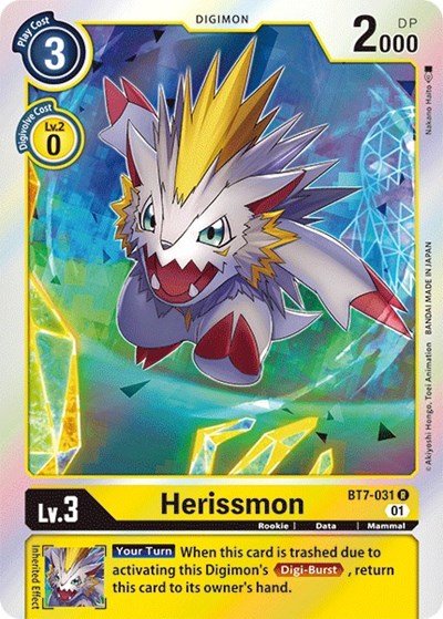 Herissmon (The Next Adventure) Near Mint Foil - Nick Nack's Full Frontal Attack