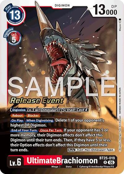 UltimateBrachiomon (Dual Revolution Release Event Cards) Near Mint