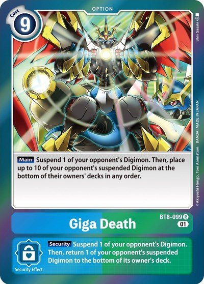 Giga Death (New Awakening) Near Mint - Nick Nack's Full Frontal Attack