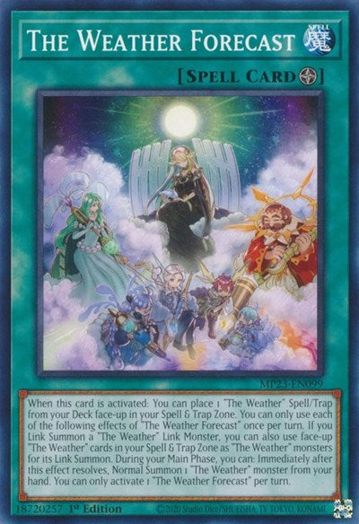 The Weather Forecast (25th Anniversary Tin: Dueling Heroes Mega Pack) Light Play 1st Edition