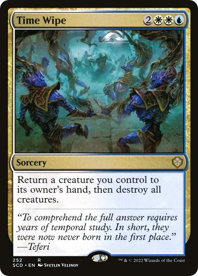 Time Wipe (Commander 2022 Starter Decks) Near Mint