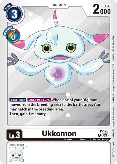 Ukkomon P-123 (NYCC 2023 Demo Deck) (Digimon Promotion Cards) Near Mint - Nick Nack's Full Frontal Attack