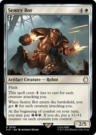 Sentry Bot (Universes Beyond: Fallout) Near Mint - Nick Nack's Full Frontal Attack