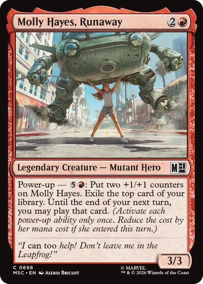 Molly Hayes, Runaway (Commander: Marvel Super Heroes) Near Mint