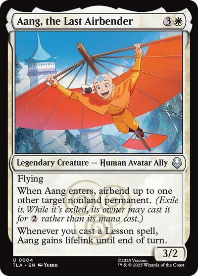 Aang, the Last Airbender (Avatar: The Last Airbender) Near Mint Foil