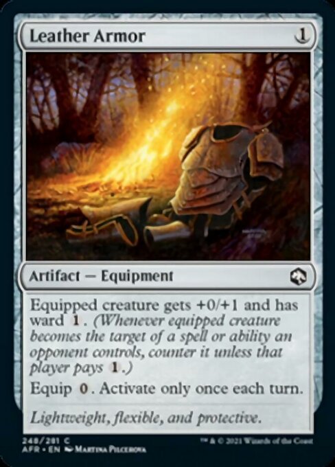 Leather Armor (Adventures in the Forgotten Realms) Near Mint - Nick Nack's Full Frontal Attack