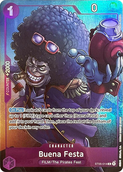Buena Festa (Premium Card Collection -Best Selection Vol. 1-) (One Piece Promotion Cards) Near Mint Foil