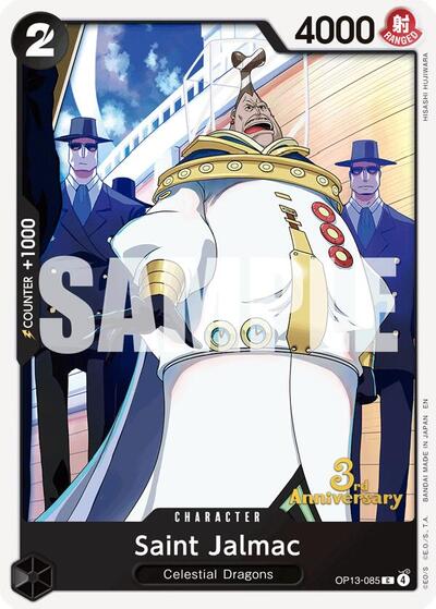 Saint Jalmac (Carrying On His Will: 3rd Anniversary Tournament Cards) Near Mint - Nick Nack's Full Frontal Attack