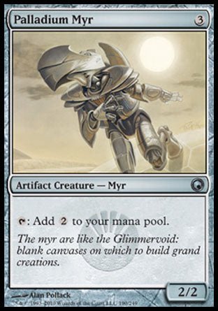 Palladium Myr (Scars of Mirrodin) Light Play - Nick Nack's Full Frontal Attack