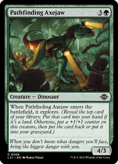 Pathfinding Axejaw (The Lost Caverns of Ixalan) Near Mint - Nick Nack's Full Frontal Attack