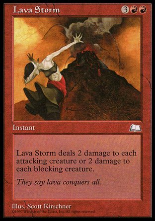 Lava Storm (Weatherlight) Light Play - Nick Nack's Full Frontal Attack