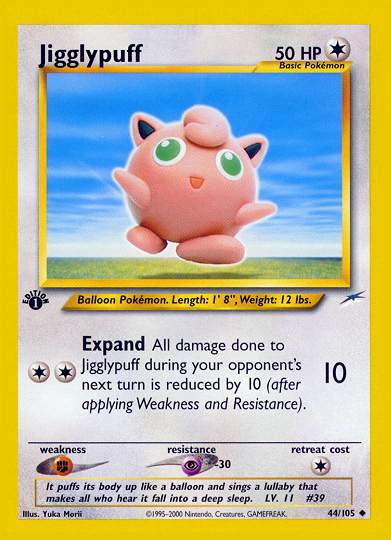 Jigglypuff (Neo Destiny) Light Play Unlimited