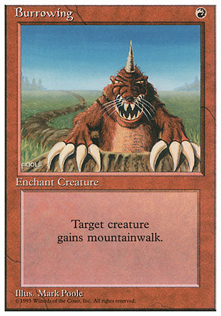 Burrowing (4th Edition) Light Play