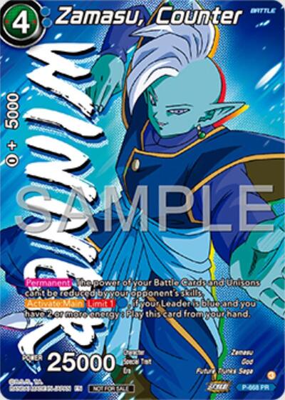 Zamasu, Counter (Zenkai Series Tournament Pack Vol.11) (Winner) (Tournament Promotion Cards) Near Mint Foil